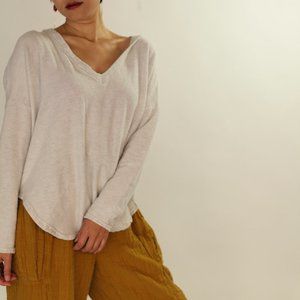 Here And Now White Hoodie